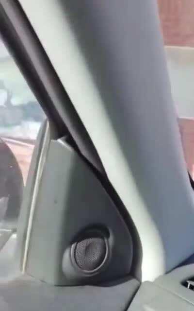 Picking up brother from work