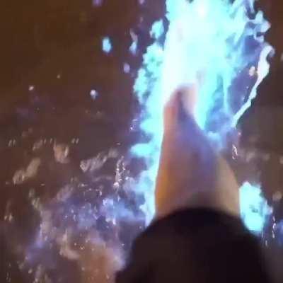 Bio luminescent water