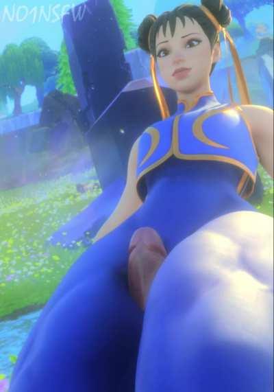 Chun-Li's Thighjob animation (NO1NSFW)