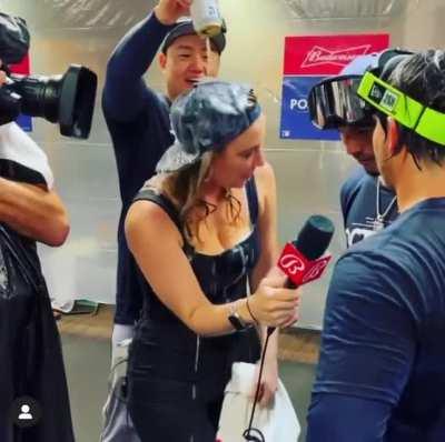 Wet Shirt Contest (Did She Win?) - Tricia Whittaker (Tampa Bay Rays)