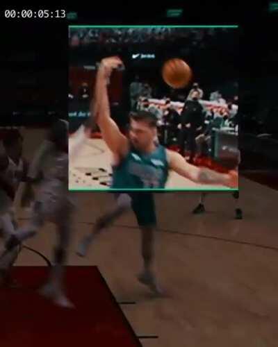 Respect to who made this video, we can now clearly see how insane this pass from Luka is [video format]