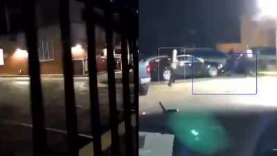 First death of Kenosha protestor from two different angles