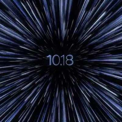 Big things are coming soon. Join us for a special Apple Event on October 18 at 10 a.m. PDT on YouTube Live.