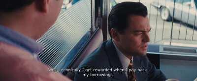 You make money by borrowing money?