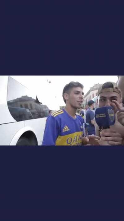 El hincha de boca mas inteligente