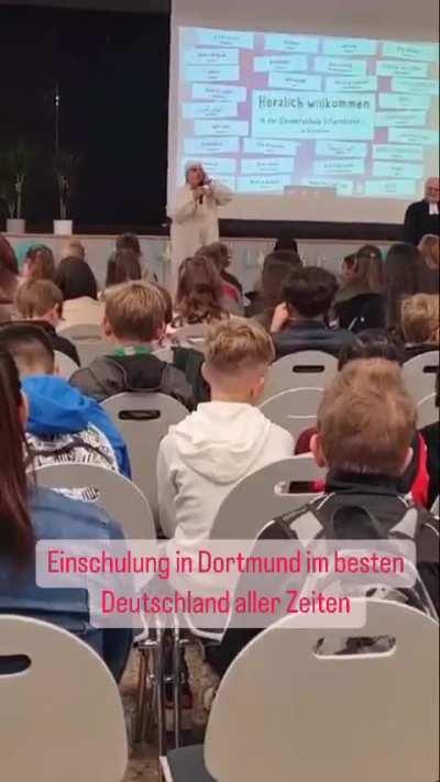 1. Day of school for 1. Graders in Germany, wtf is happening in this country
