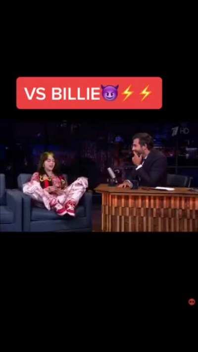 Go Billie!!!! Show 'em!!