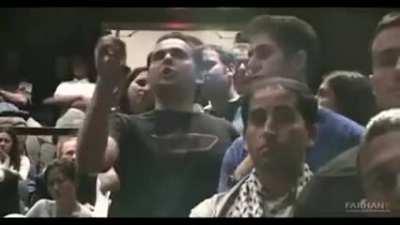 Jewish academic Norman Finkelstein in 2011 at campus lecture: 