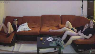 Chilling with roommmates