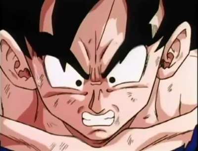 Goku becomes a super saiyan for the first time (Toonami broadcast version)