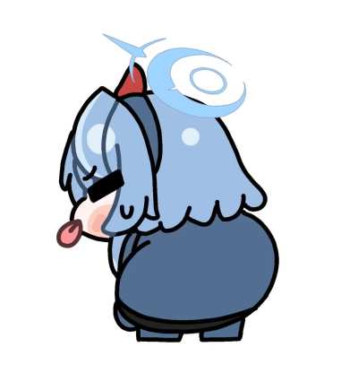 If she turns her back to you, it means she trusts you [Ako] (@Zeroku777)