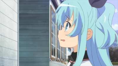 Noel-chan's cute roar [Sora no Method]