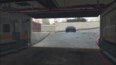 My character decided not to put the car in the garage