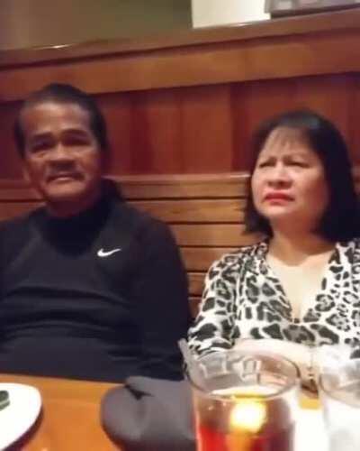 Especially mom seems disappointed