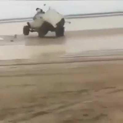 Drifting on the beach?