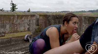 cumshot at the castle