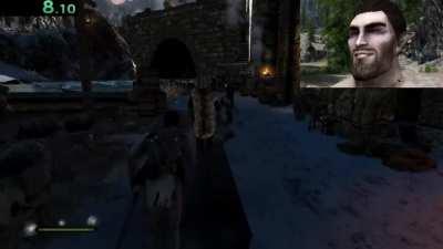 Bumping into all of the f*rm t**ls in Windhelm docks speedrun