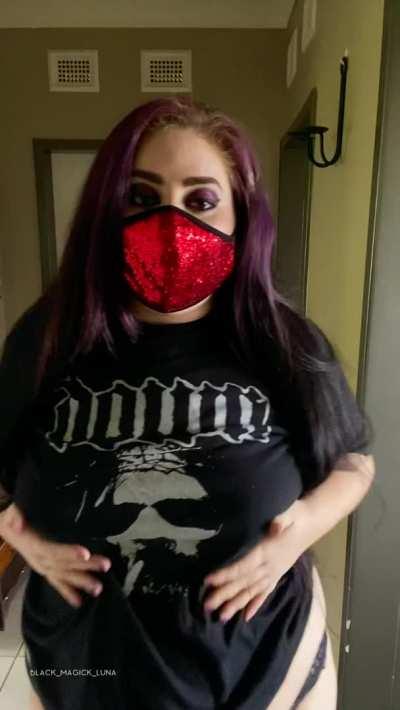 Which do you prefer? My ass or my titties?