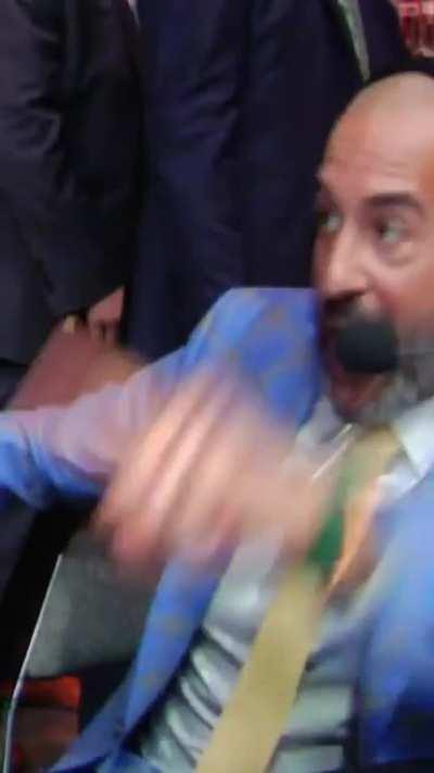 Commentary team’s reaction to Izzy’s KO over Alex Pereira