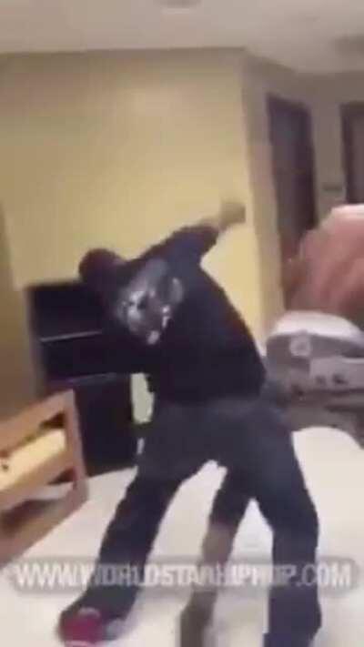 Me and Bruce went slap boxing (he didn’t land a single slap) Lolz