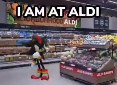 i am at aldi