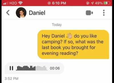 Why are audio messages always the weirdest? 🤢