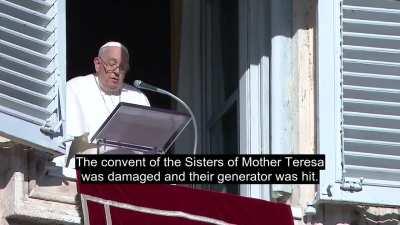 Pope Francis condemns Israel for terrorism