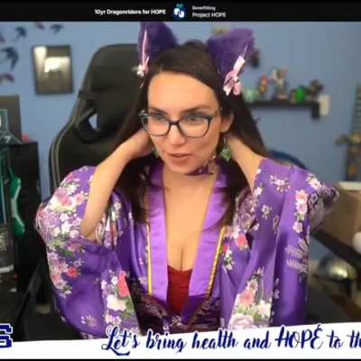 Cat girl Trish with choker 