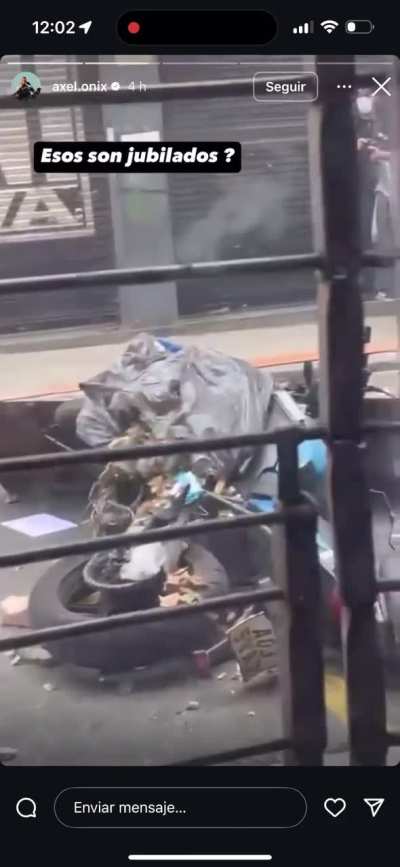 Estaban raros los jubilados…