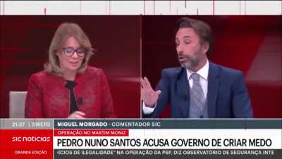 Miguel Morgado, comentador, volta a destruir totalmente a narrativa populista, extremista e xenófoba dos socialistas contra os portugueses que apenas defendem segurança, regras, direitos e deveres iguais para todos os que vivem em Portugal. Não importa a 