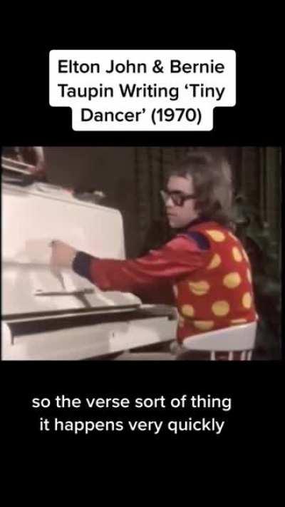 Blue-Jean Baby, Hotel Baby (Elton John and Bernie Taupin writing Tiny Dancer - 1970)
