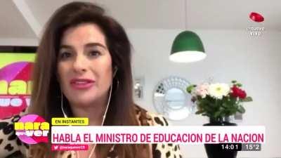 El presidente de la nación Alberto Fernández de Kirchner