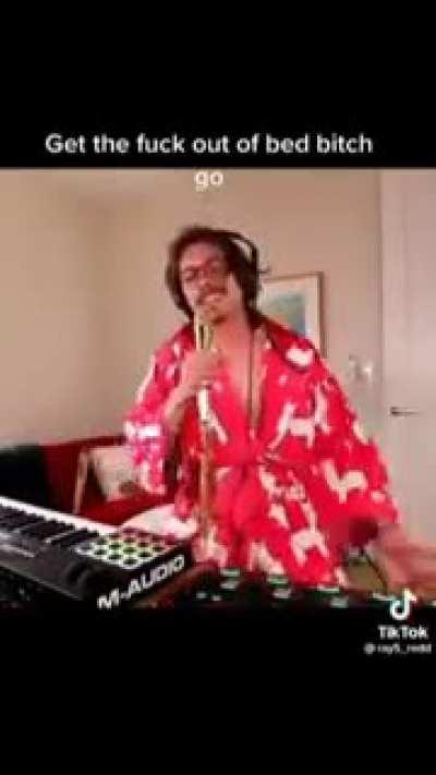 Drifter voice actor Todd Haberkorn greets you after an all-night D2 bender