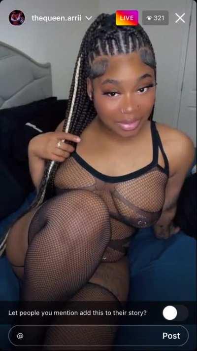 She wasn’t doing nothing