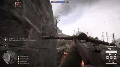 He was sent to battlefield V