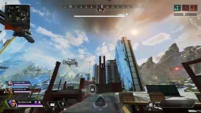 Just a totally normal Wattson grapple, nothing to see here.