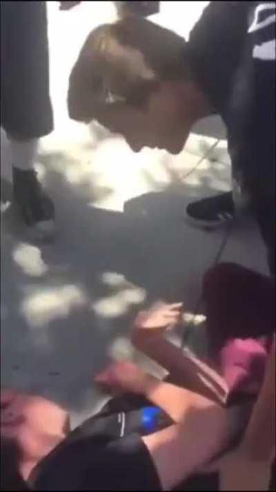 That's what you get for punching a blind kid