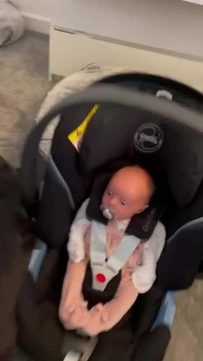 Baby Drops Pacifier In Shock.......