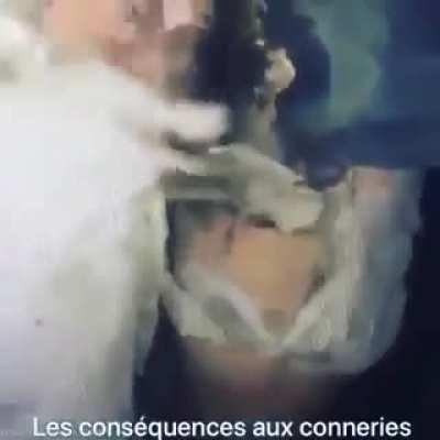 While he burned his ass off I laughed mine off. What a Phucking Idiot!!! He won't shit right for a month. 🤭