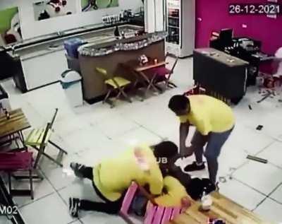 The guy at the end is a vampire killer