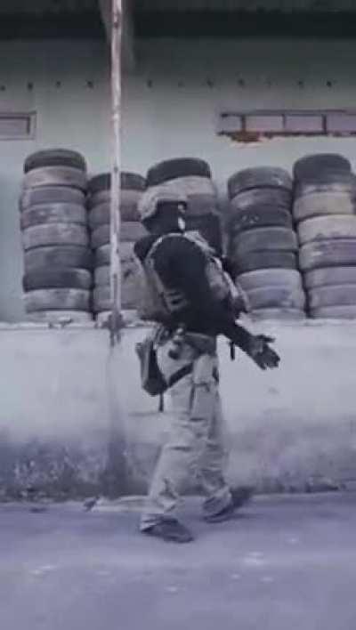 Getting a good game in with the squad like