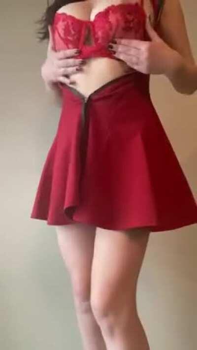 do you like what’s under my easy access dress? [OC]