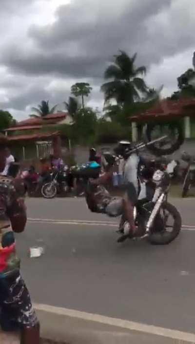 Motorcycle riding with the guys