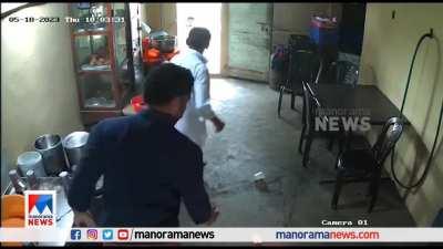 Mobile phone explodes in the pocket of a 70 year old guy in Kerala