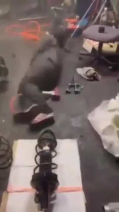 Winning a Darwin award.