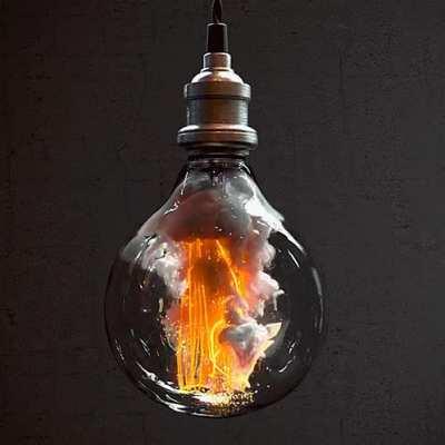 Light Bulb Self Destructing