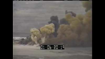 On May 4, 1988 in Henderson, NV. (Suburb of Las Vegas), a solid rocket fuel plant that made fuel for the space shuttle caught fire. There were 7 explosions with the last being the largest which registered between 3.0 - 3.5 on the Richter scale. Video edit