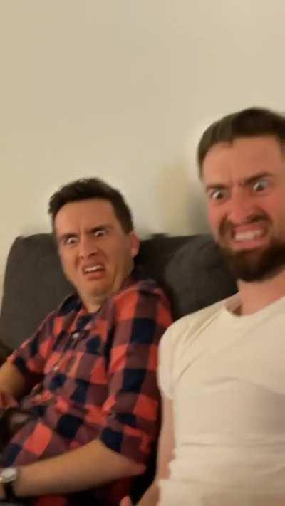 We were wondering why he was losing his mind 😂