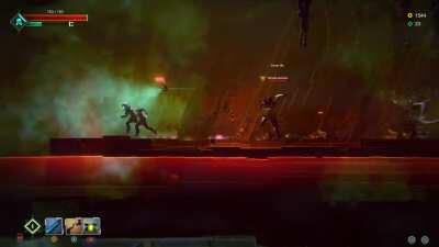 Dark Light new gameplay - Challenging Metroidvania platformer in a dark cyberpunk world.