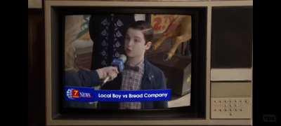 I didn't know young sheldon was so based.